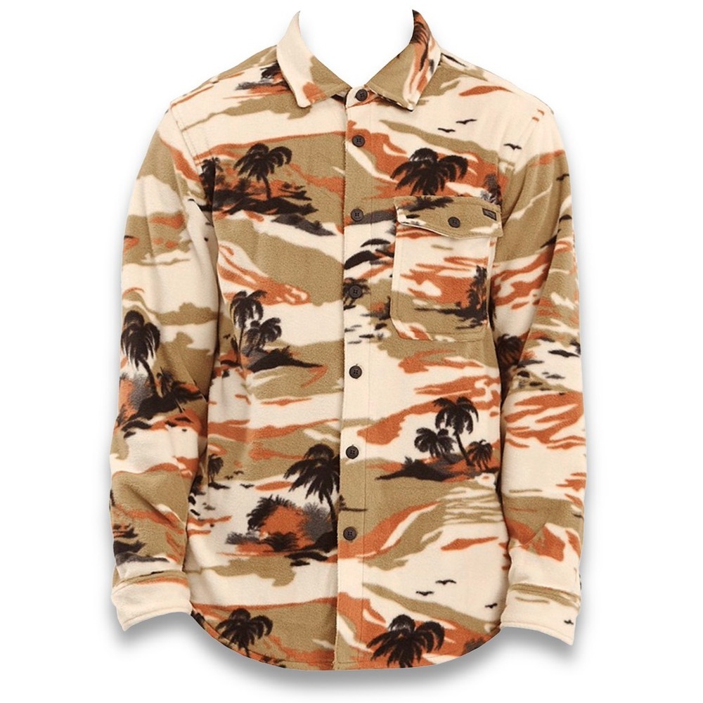 Billabong Furnace‎ Flannel Fleece Shirt - NWT Mens Size Medium Multi - #44365-B1